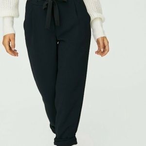 Aritzia linen blend pants